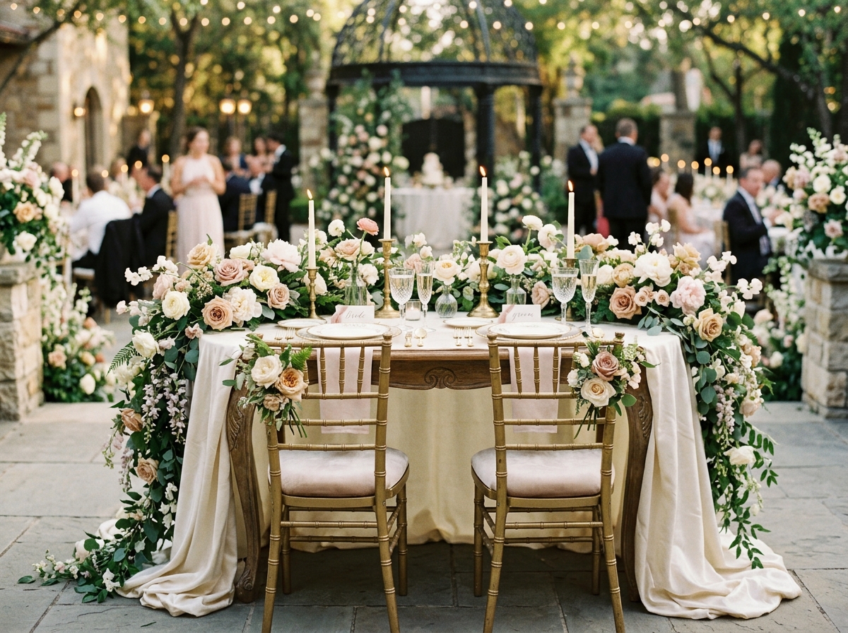 Sweetheart Table Florals
